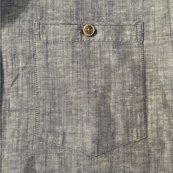 TED BAKER London linen shirt Small retails $185 - Picture 8 of 10